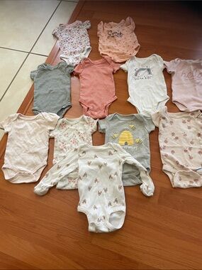 Baby One-Piece Bodysuits - Mixed Pack
